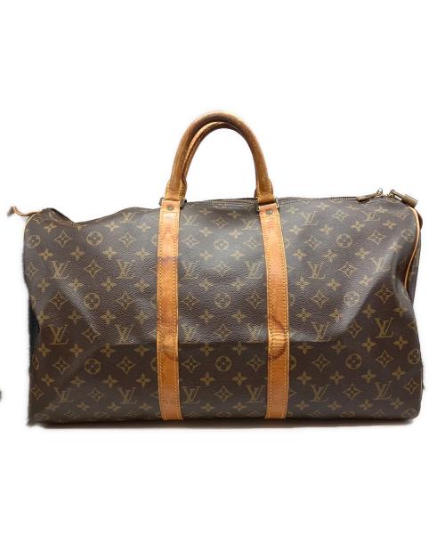 LOUIS VUITTON（ルイ ヴィトン）LOUIS VUITTON (ルイ ヴィトン) モノグラム キーポル50 VI872 トラベルバッグ ブラウンの古着・服飾アイテム