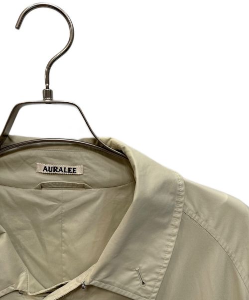 AURALEE（オーラリー）AURALEE (オーラリー) POLYESTER SOUTIEN COLLAR COAT ベージュ サイズ:4の古着・服飾アイテム