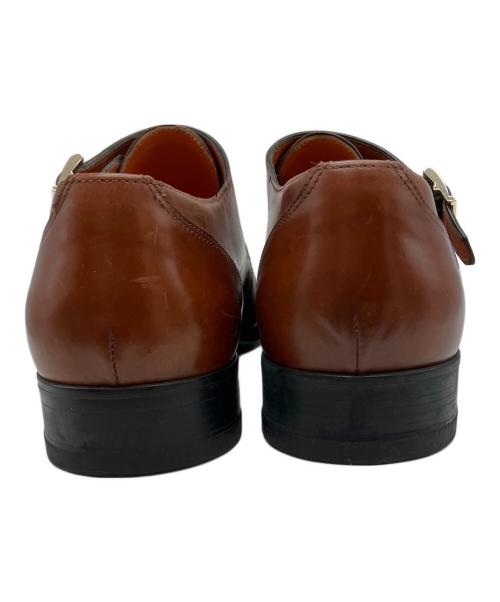 Santoni（サントーニ）Santoni (サントーニ) ダブルモンクシューズ ブラウン サイズ:7 1/2の古着・服飾アイテム