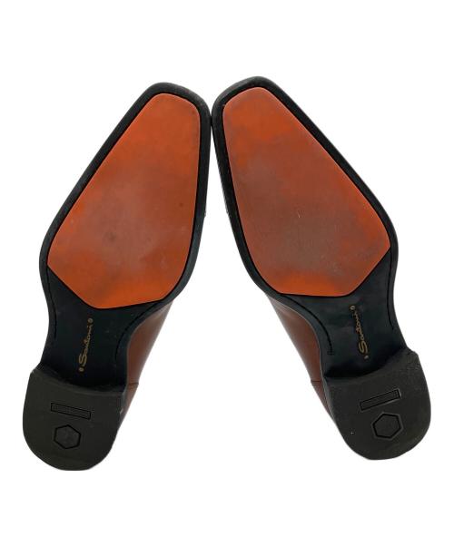 Santoni（サントーニ）Santoni (サントーニ) ダブルモンクシューズ ブラウン サイズ:7 1/2の古着・服飾アイテム