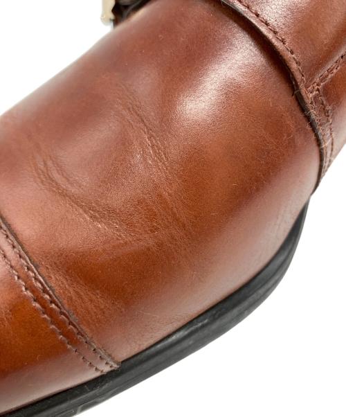 Santoni（サントーニ）Santoni (サントーニ) ダブルモンクシューズ ブラウン サイズ:7 1/2の古着・服飾アイテム