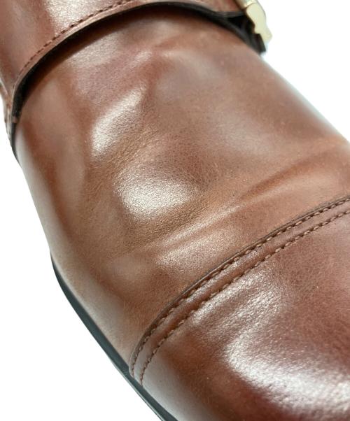 Santoni（サントーニ）Santoni (サントーニ) ダブルモンクシューズ ブラウン サイズ:7 1/2の古着・服飾アイテム