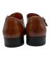 中古・古着 Santoni (サントーニ) ダブルモンクシューズ ブラウン サイズ:7 1/2：15000円