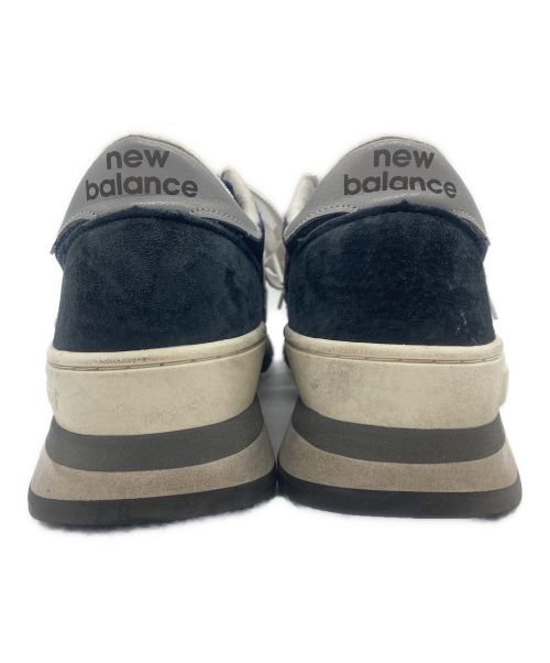 NEW BALANCE（ニューバランス）NEW BALANCE (ニューバランス) スニーカー ネイビー×ホワイト サイズ:25.5cmの古着・服飾アイテム