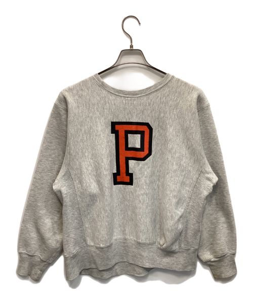 Champion REVERSE WEAVE（チャンピオン リバース ウィーブ）Champion REVERSE WEAVE (チャンピオンリバースウィーブ) クルーネックスウェット グレー サイズ:Lの古着・服飾アイテム