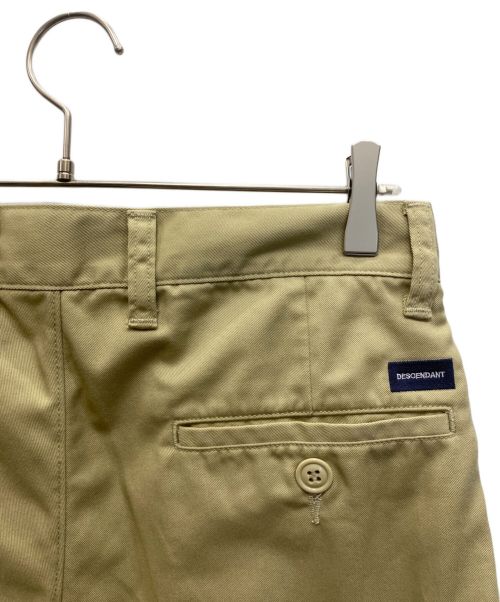 DESCENDANT（ディセンダント）DESCENDANT (ディセンダント) タックパンツ ベージュ サイズ:1の古着・服飾アイテム