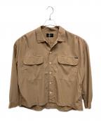 DELUXEデラックス）の古着「Deluxe（デラックス）シャツジャケット」｜ブラウン