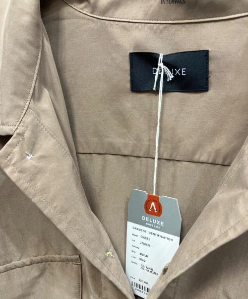 DELUXE（デラックス）DELUXE (デラックス) Deluxe（デラックス）シャツジャケット ブラウン サイズ:M 未使用品の古着・服飾アイテム