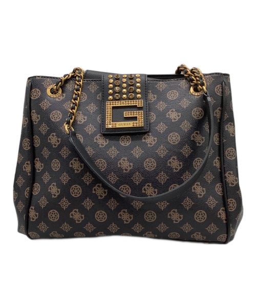 GUESS（ゲス）GUESS (ゲス) トートバッグ ブラウンの古着・服飾アイテム