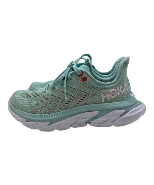 HOKAONEONE（ホカオネオネ）HOKAONEONE (ホカオネオネ) CLIFTON EDGE ローカットスニーカー グリーン サイズ:23㎝の古着・服飾アイテム