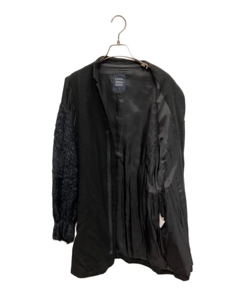 LIMI feu（リミフゥ）LIMI feu (リミフゥ) ファースリーブコート ブラック サイズ:Sの古着・服飾アイテム