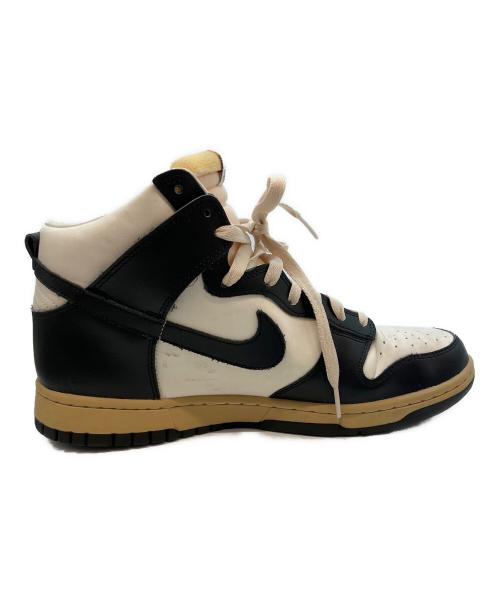 NIKE（ナイキ）NIKE (ナイキ) DUNK HIGH SE SAIL セイル セサミ ハイカットスニーカー ブラック×ホワイト サイズ:28cmの古着・服飾アイテム