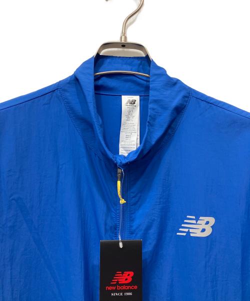NEW BALANCE（ニューバランス）NEW BALANCE (ニューバランス) ウーブンジャケット ブルー×イエロー サイズ:Lの古着・服飾アイテム
