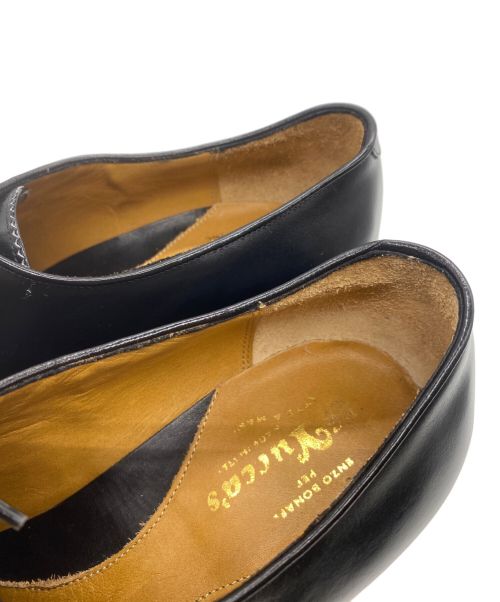 le yucca's（レ・ユッカス）le yucca's (レ・ユッカス) メダリオンプレーントゥダービーシューズ ブラック サイズ:42 1/2の古着・服飾アイテム