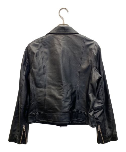 green label relaxing（グリーンレーベルリラクシング）green label relaxing (グリーンレーベルリラクシング) ラムレザーライダースジャケット ブラック サイズ:40の古着・服飾アイテム