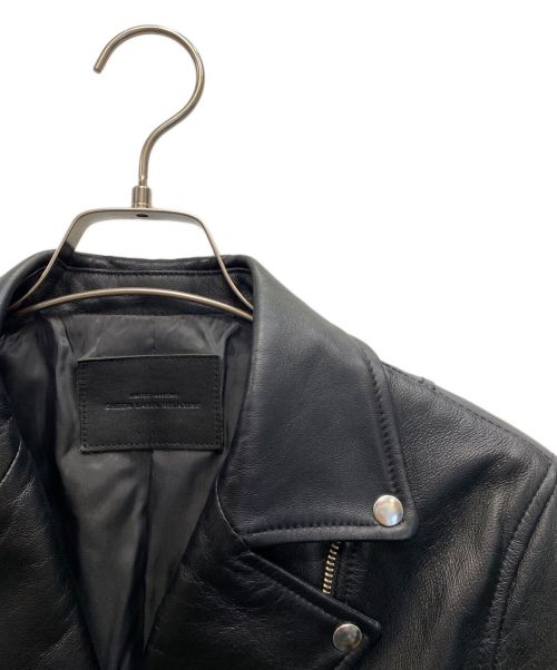 green label relaxing（グリーンレーベルリラクシング）green label relaxing (グリーンレーベルリラクシング) ラムレザーライダースジャケット ブラック サイズ:40の古着・服飾アイテム