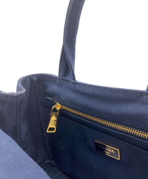 PRADA（プラダ）PRADA (プラダ) カナパトート2WAY ネイビー(BALTICO)の古着・服飾アイテム