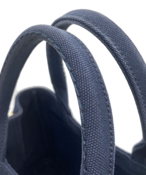 PRADA（プラダ）PRADA (プラダ) カナパトート2WAY ネイビー(BALTICO)の古着・服飾アイテム