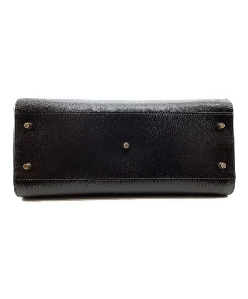 FURLA（フルラ）FURLA (フルラ) レザーハンドバッグ ブラックの古着・服飾アイテム