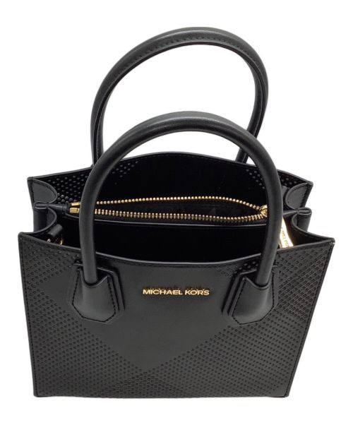 MICHAEL KORS（マイケル・コース）MICHAEL KORS (マイケルコース) ハンドバッグ ブラックの古着・服飾アイテム