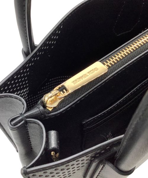 MICHAEL KORS（マイケル・コース）MICHAEL KORS (マイケルコース) ハンドバッグ ブラックの古着・服飾アイテム