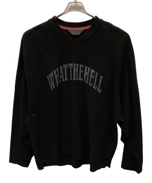 Essay（エッセイ）Essay (エッセイ) パイル地スウェット ブラック サイズ:2の古着・服飾アイテム