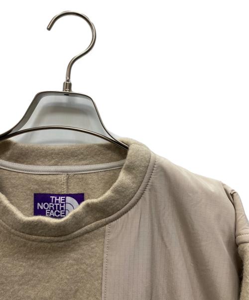 THE NORTHFACE PURPLELABEL（ザ・ノースフェイス パープルレーベル）THE NORTHFACE PURPLELABEL (ザ・ノースフェイス パープルレーベル) Wool Field Pullover Crewneck ベージュ サイズ:Mの古着・服飾アイテム