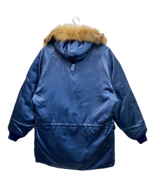 RockyMountainFeatherBed（ロッキーマウンテンフェザーベッド）RockyMountainFeatherBed (ロッキーマウンテンフェザーベッド) N-3 PARKA ブルー サイズ:38の古着・服飾アイテム