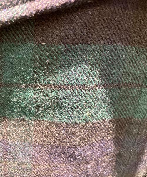 WOOLRICH（ウールリッチ）WOOLRICH (ウールリッチ) チェックブルゾン ネイビー×グリーン サイズ:Mの古着・服飾アイテム