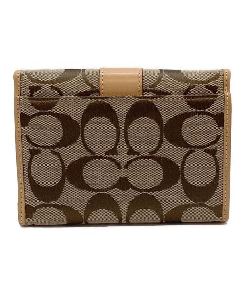 COACH（コーチ）COACH (コーチ) 3つ折り財布 ブラウンの古着・服飾アイテム