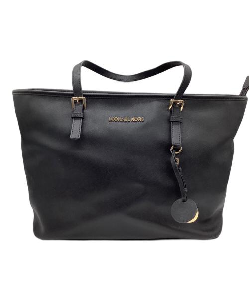 MICHAEL KORS（マイケル・コース）MICHAEL KORS (マイケルコース) トートバッグ ブラックの古着・服飾アイテム