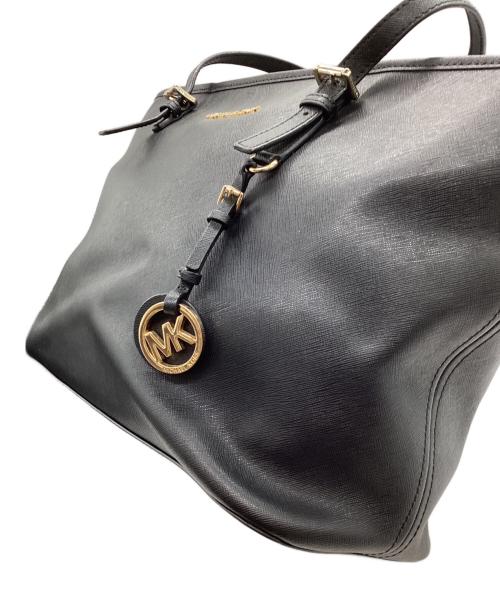 MICHAEL KORS（マイケル・コース）MICHAEL KORS (マイケルコース) トートバッグ ブラックの古着・服飾アイテム
