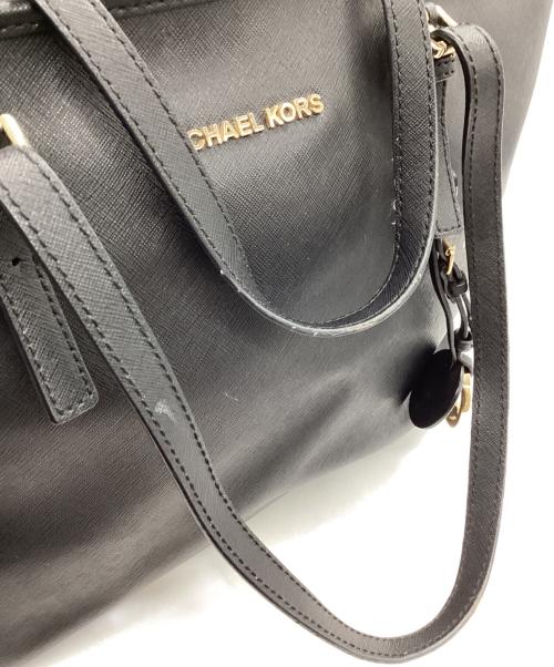 MICHAEL KORS（マイケル・コース）MICHAEL KORS (マイケルコース) トートバッグ ブラックの古着・服飾アイテム
