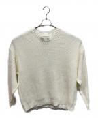 MAISON SPECIALメゾンスペシャル）の古着「クラッシュニット」｜ホワイト