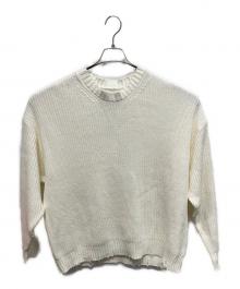 MAISON SPECIAL（メゾンスペシャル）の古着「クラッシュニット」｜ホワイト