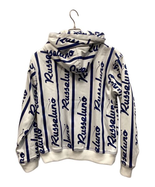RUSSELUNO（ラッセルノ）RUSSELUNO (ラッセルノ) パーカー ホワイト サイズ:Ｓ 未使用品の古着・服飾アイテム