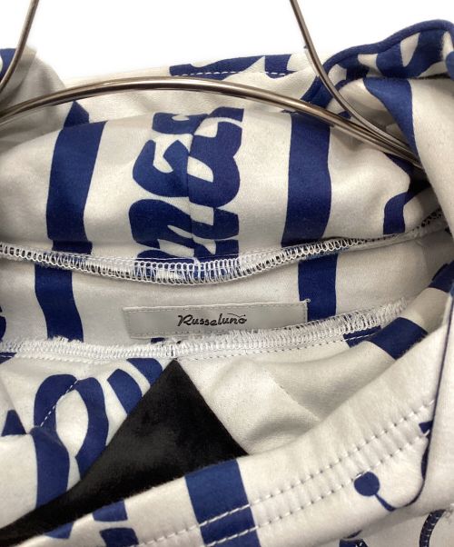 RUSSELUNO（ラッセルノ）RUSSELUNO (ラッセルノ) パーカー ホワイト サイズ:Ｓ 未使用品の古着・服飾アイテム