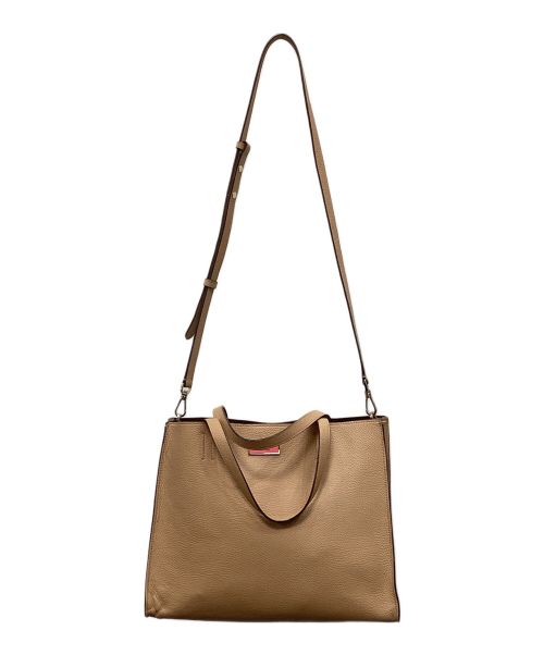 Kate Spade（ケイトスペード）Kate Spade (ケイトスペード) 2WAYショルダーバッグ ベージュの古着・服飾アイテム