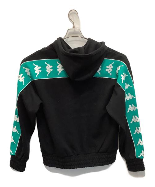 KAPPA（カッパ）KAPPA (カッパ) パーカー ブラック サイズ:S 未使用品の古着・服飾アイテム