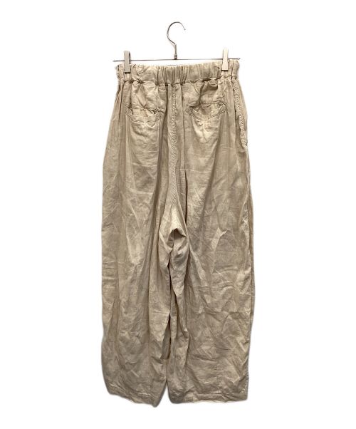 HARVESTY（ハーベスティー）HARVESTY (ハーベスティー) フレンチリネンパンツ ベージュ サイズ:2の古着・服飾アイテム