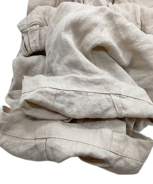 HARVESTY（ハーベスティー）HARVESTY (ハーベスティー) フレンチリネンパンツ ベージュ サイズ:2の古着・服飾アイテム