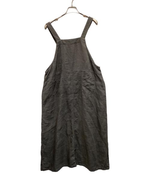 fog linen work（フォグリネンワーク）fog linen work (フォグリネンワーク) ジャンパースカート グレー サイズ:FREEの古着・服飾アイテム