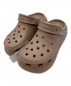 crocsクロックス）の古着「クラッシュ クロッグ 厚底サンダル」｜ベージュ