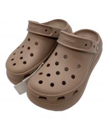 crocs（クロックス）の古着「クラッシュ クロッグ 厚底サンダル」｜ベージュ