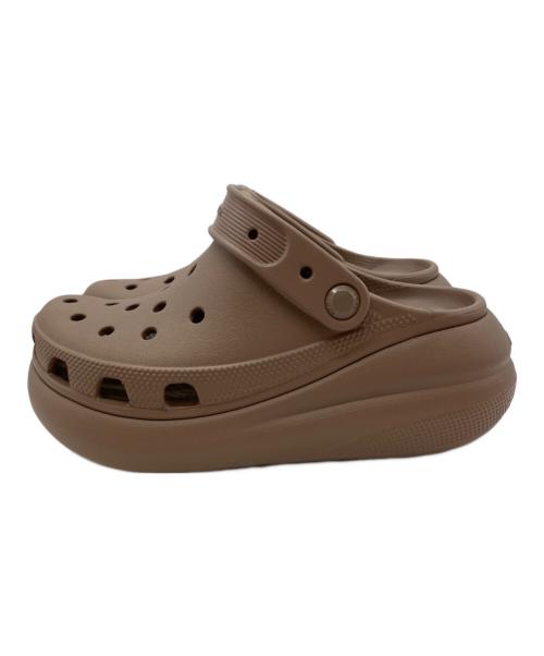 crocs（クロックス）crocs (クロックス) クラッシュ クロッグ 厚底サンダル ベージュ サイズ:m4w6の古着・服飾アイテム