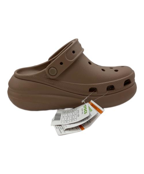crocs（クロックス）crocs (クロックス) クラッシュ クロッグ 厚底サンダル ベージュ サイズ:m4w6の古着・服飾アイテム