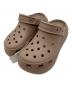 crocs（クロックス）の古着「クラッシュ クロッグ 厚底サンダル」｜ベージュ