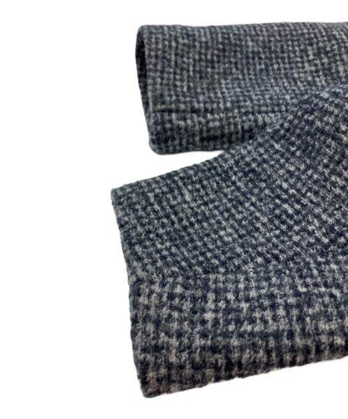 HUMAN WOMAN（ヒューマンウーマン）HUMAN WOMAN (ヒューマンウーマン) スライバーボンディングショートブルゾン グレー サイズ:Mの古着・服飾アイテム