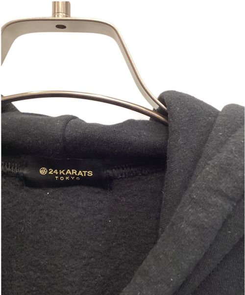 24karats（トゥエンティーフォーカラッツ）24karats (トゥエンティーフォーカラッツ) THE RAMPAGE パーカー ブラック サイズ:SIZE Mの古着・服飾アイテム