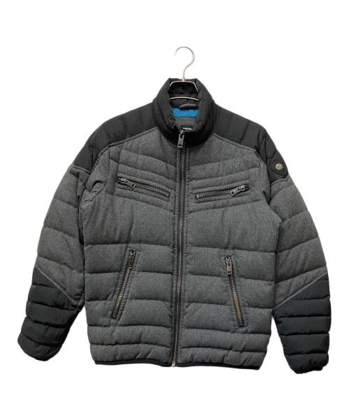 DIESEL（ディーゼル）DIESEL (ディーゼル) W-IZUMO-2 JACKET ブラック×グレー サイズ:Lの古着・服飾アイテム